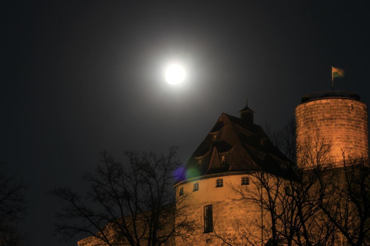 Apartment Mit Burgblick Im Gruenen, Familie Held Burgthann Exteriér fotografie